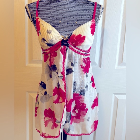 Women's Apt. 9® Stretch Lace Baby Doll Nightgown - Size Small - Picture 1 of 9